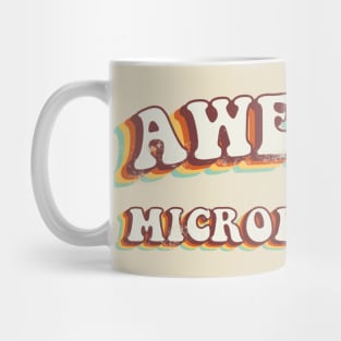 Awesome Microbiologist - Groovy Retro 70s Style Mug